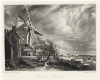 Sir John Constable / David Lucas mezzotint