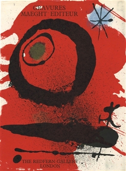 Joan Miro original lithograph (Gravures Maeght, 1966)