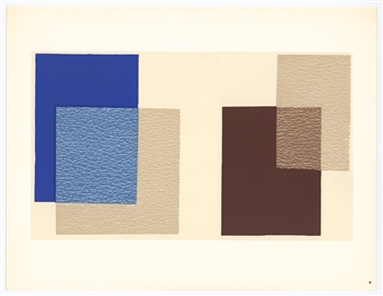 Josef Albers silkscreen Interaction of Color, 1963