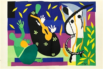 Henri Matisse lithograph La tristesse du roi