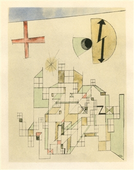 Paul Klee pochoir printed by Jacomet