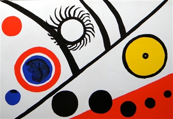 Alexander Calder original lithograph, 1976