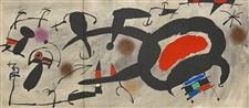 Joan Miro pochoir 1967