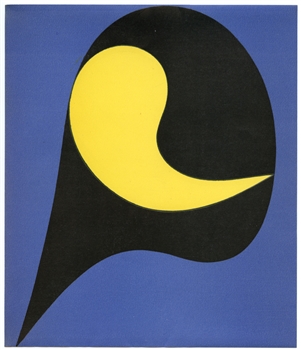 Jean Hans Arp color pochoir, 1949