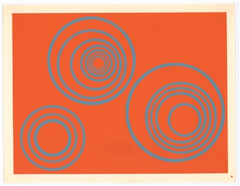 Josef Albers silkscreen | Interaction of Color, 1963