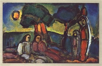 Georges Rouault lithograph for Stella Vespertina