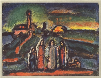 Georges Rouault lithograph for Stella Vespertina