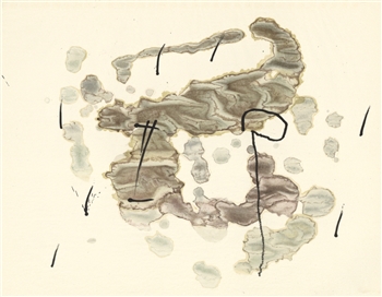 Joan Miro lithograph "Trace sur l'eau" 1963