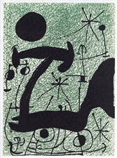 Joan Miro original lithograph, 1967