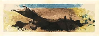 Georges Braque lithograph "Charrue"