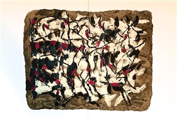 Jean-Paul Riopelle original lithograph, 1966, Derriere le Miroir