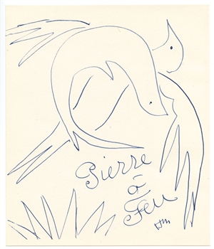 Henri Matisse lithograph Pierre a feu Les miroirs profonds