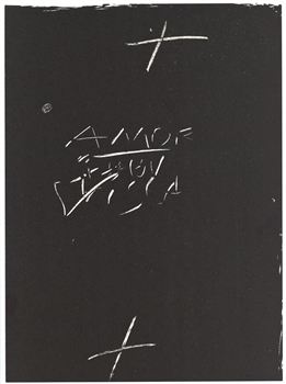 Antoni Tapies lithograph, 1974