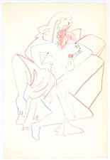 Jean Cocteau original lithograph