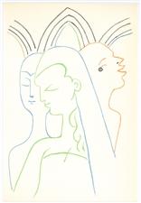 Jean Cocteau original lithograph