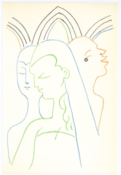 Jean Cocteau original lithograph