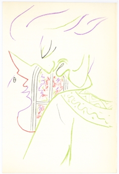 Jean Cocteau original lithograph