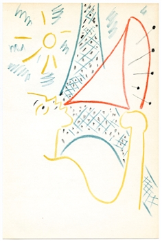 Jean Cocteau original lithograph