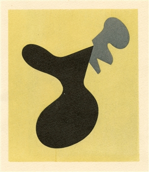 Jean Arp pochoir Berggruen 1955