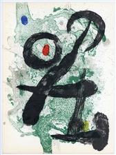 Joan Miro "Le Faune" original lithograph, 1963