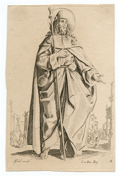 Jacques Callot "St James" etching