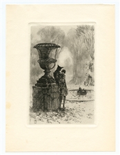 Louis Icart original etching, 1928