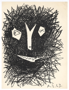 Pablo Picasso "Satyr II" original lithograph