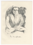 Rudolf Grossmann original lithograph "Der Kunsthandler"