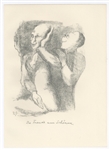 Rudolf Grossmann original lithograph "Freude am Schonen"