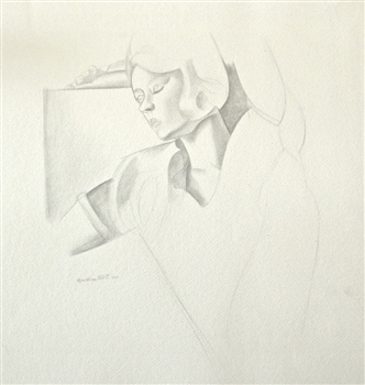 Wyndham Lewis "Portrait of Gladys Anne Hoskyns