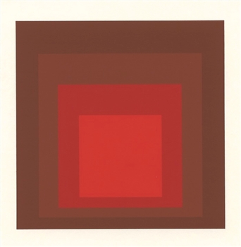 Josef Albers silkscreen "Homage to the Square"