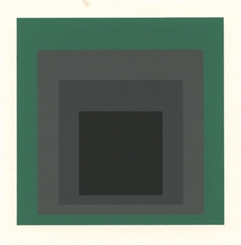 Josef Albers silkscreen "Homage to the Square"