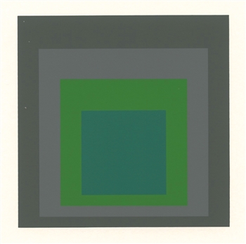 Josef Albers silkscreen "Homage to the Square"