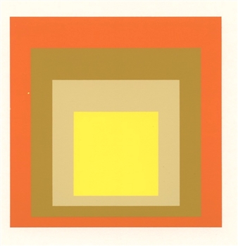 Josef Albers silkscreen "Homage to the Square"