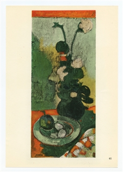 Andre Minaux lithograph "Nature morte"