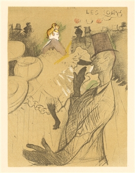 Toulouse-Lautrec lithograph poster Goulue