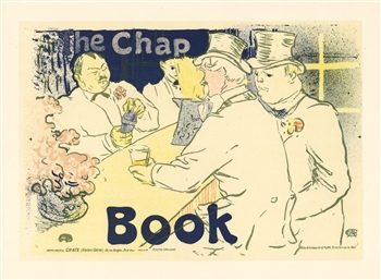 Toulouse-Lautrec lithograph poster Chap Book