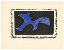 Georges Braque 1959 pochoir Solitaire