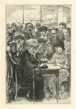 John Sloan original etching Of Human Bondage