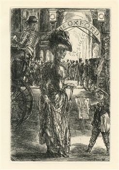 John Sloan original etching Of Human Bondage