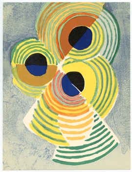 Robert Delaunay lithograph Rythmes sans fin