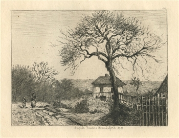 Camille Pissarro etching