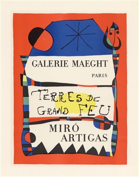 Miro lithograph poster Mourlot