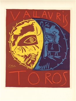 Pablo Picasso lithograph poster Mourlot Vallauris