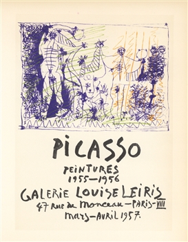 Pablo Picasso lithograph poster Mourlot Vallauris