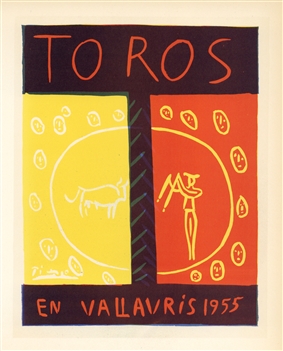 Pablo Picasso lithograph poster Mourlot Vallauris