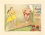 Henry-Gabriel Ibels lithograph poster "Le theatre Libre le Grappin"