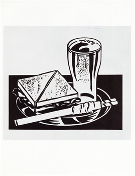 Roy Lichtenstein Sandwich and Soda