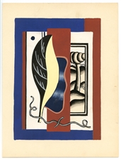 Fernand Leger 1928 pochoir Teriade Cahiers d'art