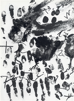 Antoni Tapies original lithograph, 1968